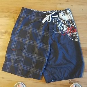 Miami ink mens swim trunks